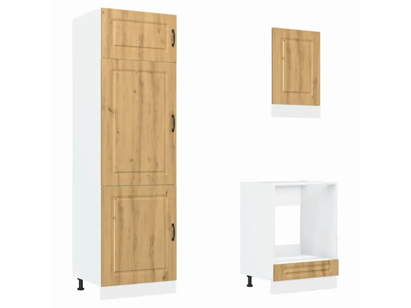 Ensemble d'armoires de cuisine 7 pcs Kalmar bois d'ingénierie