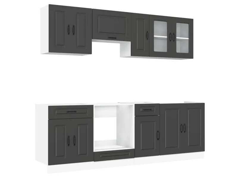 Ensemble d'armoires de cuisine 8 pcs Kalmar bois d'ingénierie