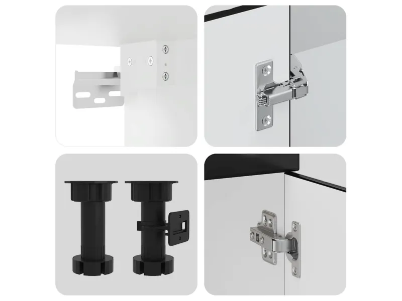 Ensemble d'armoires de cuisine 8 pcs Kalmar bois d'ingénierie