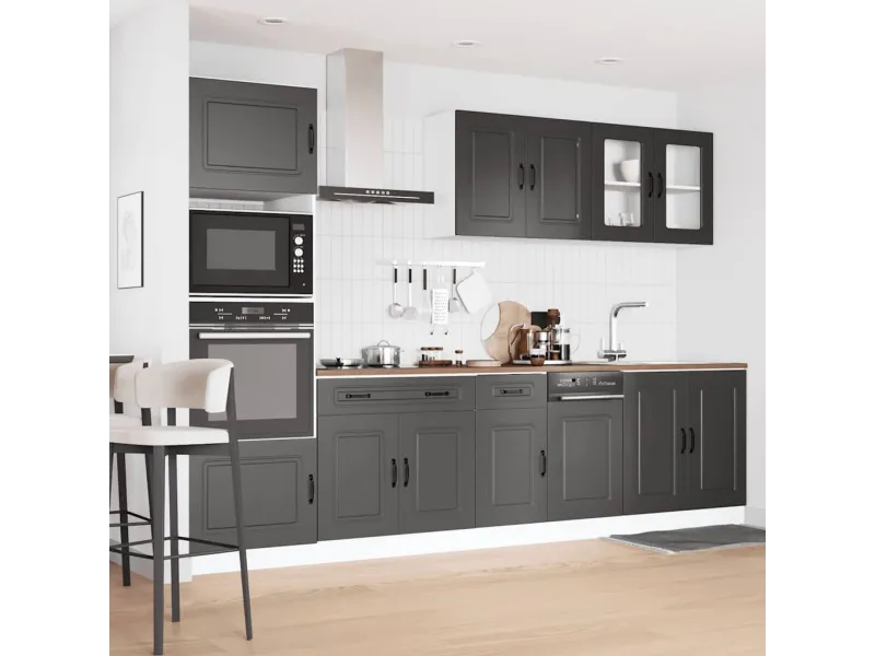 Ensemble d'armoires de cuisine 7 pcs Kalmar bois d'ingénierie