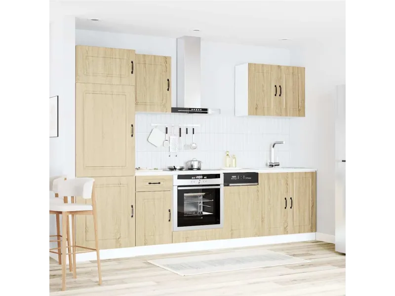 Ensemble d'armoires de cuisine 7 pcs Kalmar bois d'ingénierie