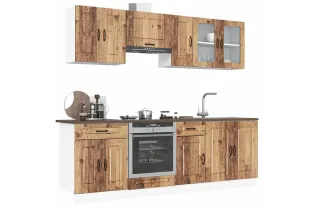 Ensemble d'armoires de cuisine 8 pcs Kalmar bois d'ingénierie