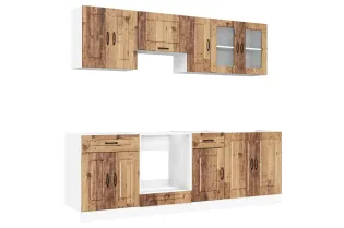 Ensemble d'armoires de cuisine 8 pcs Kalmar bois d'ingénierie 2