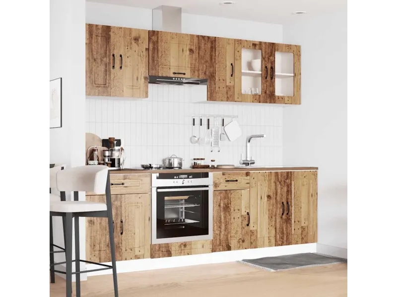 Ensemble d'armoires de cuisine 8 pcs Kalmar bois d'ingénierie