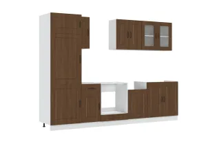 Ensemble d'armoires de cuisine 8 pcs Kalmar bois d'ingénierie 2
