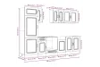 Ensemble d'armoires de cuisine 8 pcs Kalmar bois d'ingénierie