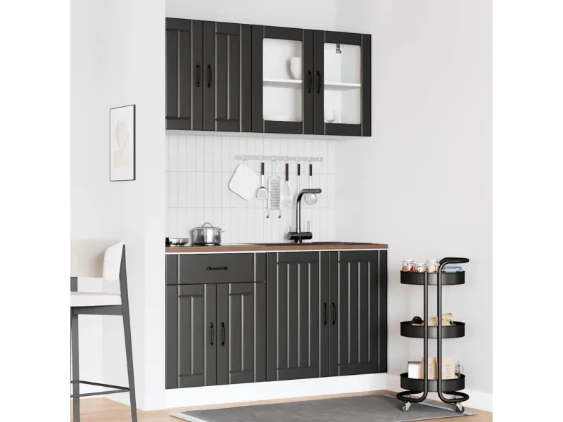 Ensemble d'armoires de cuisine 4 pcs Kalmar bois d'ingénierie