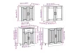 Ensemble d'armoires de cuisine 4 pcs Kalmar bois d'ingénierie