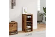 Armoire à chaussures vieux bois 32x35x70 cm bois d'ingénierie
