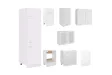 Ensemble de meubles de cuisine 8 pcs Blanc Aggloméré