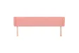 Tête de lit avec oreilles Rose 163x23x78/88 cm Velours