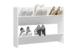 Armoire à chaussures murale Blanc 80x18x60 cm Aggloméré