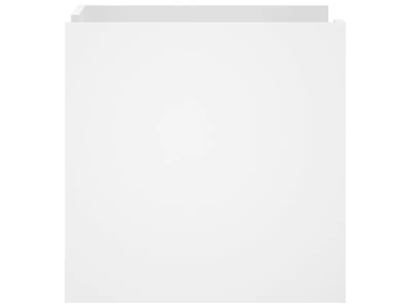 Table de chevet blanc 45x50x50 cm bois d’ingénierie