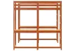 Lit superposé et bureau et échelle 180x200cm bois de pin massif