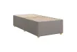 Cadre de lit sans matelas taupe 90x190 cm tissu