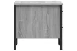 Tables de chevet 2 pcs sonoma gris 40x41x40cm bois d'ingénierie