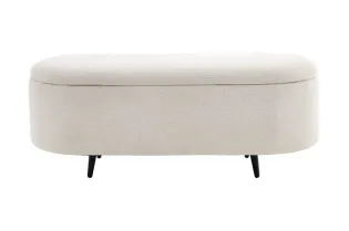 Banc design de 160cm en bois acacia coloris naturel et anthracite B...