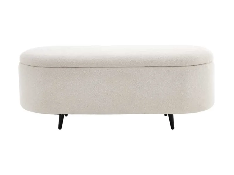 Banc design de 160cm en bois acacia coloris naturel et anthracite B...