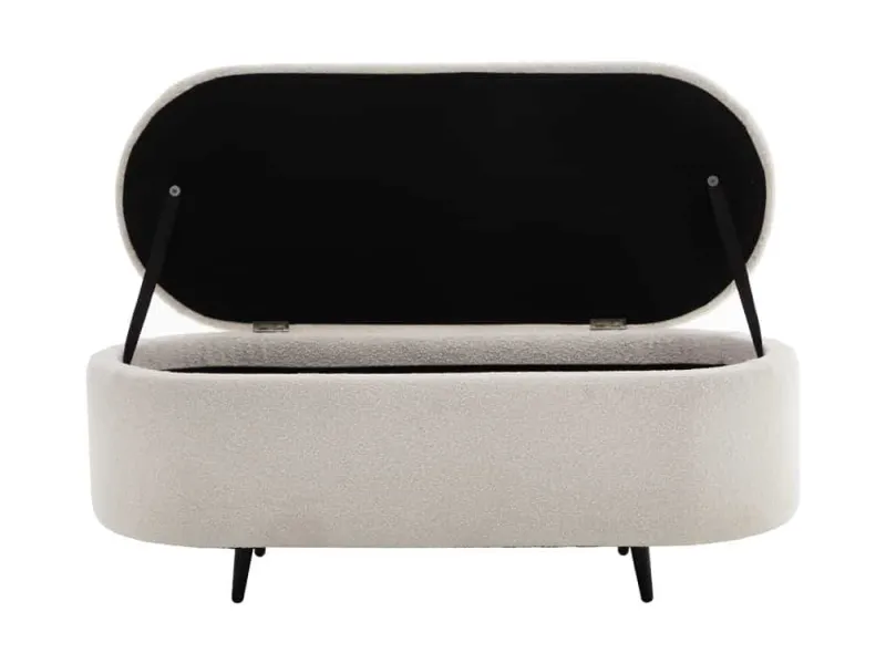 Banc design de 160cm en bois acacia coloris naturel et anthracite B...