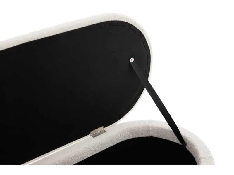 Banc design de 160cm en bois acacia coloris naturel et anthracite B...