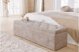 Banc design de 160cm en bois acacia coloris naturel et anthracite B...