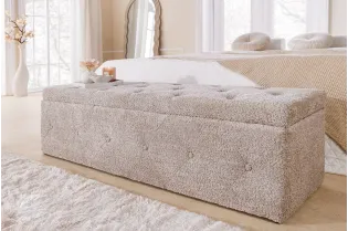 Banc design de 160cm en bois acacia coloris naturel et anthracite B... 2