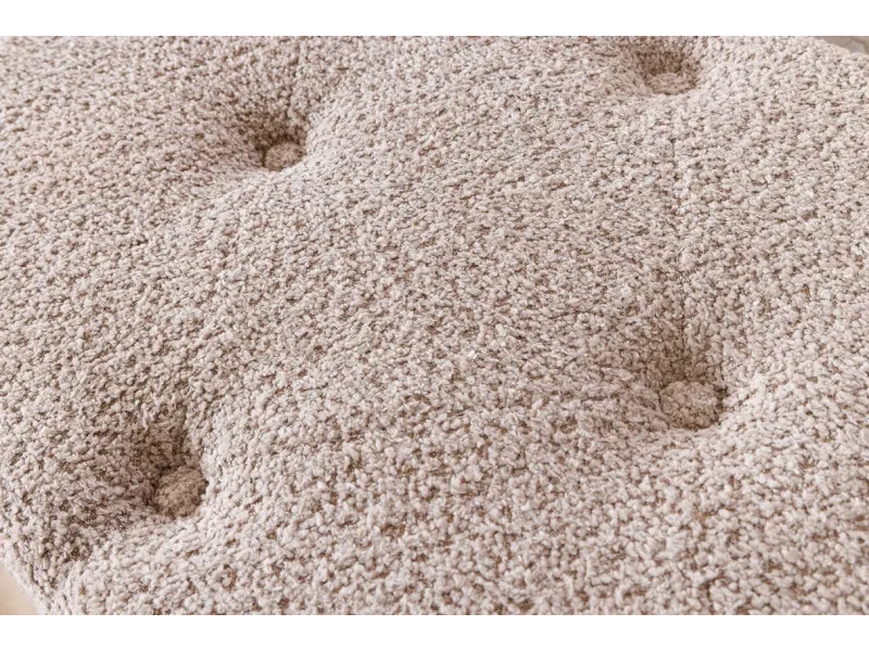 Banc design de 160cm en bois acacia coloris naturel et anthracite B...