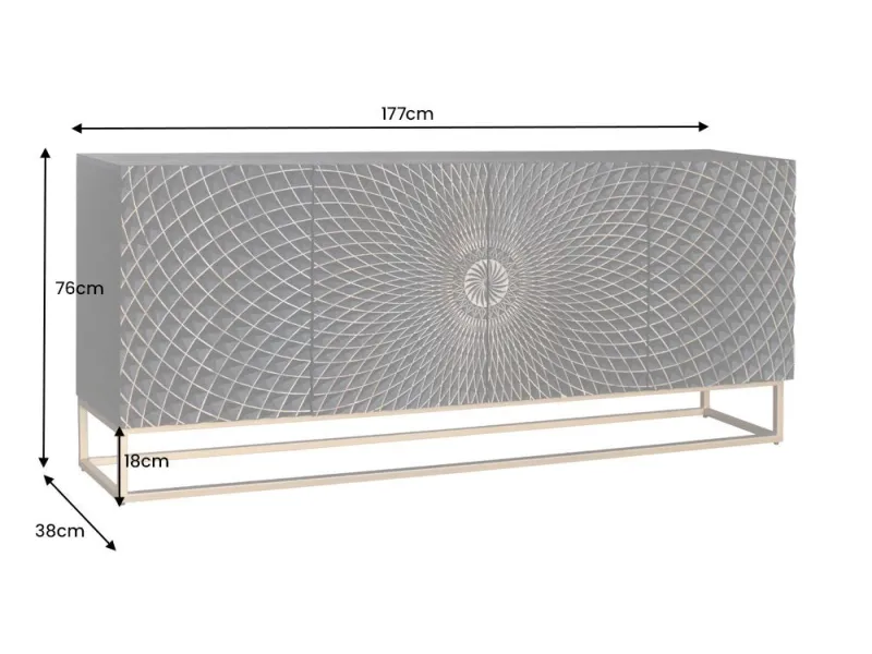 Buffet, Bahut et enfilade pas cher en bois massif | LIVRAISON GRAT...