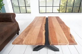 Buffet Haut style minimal en bois acacia 140cm pas cher 2