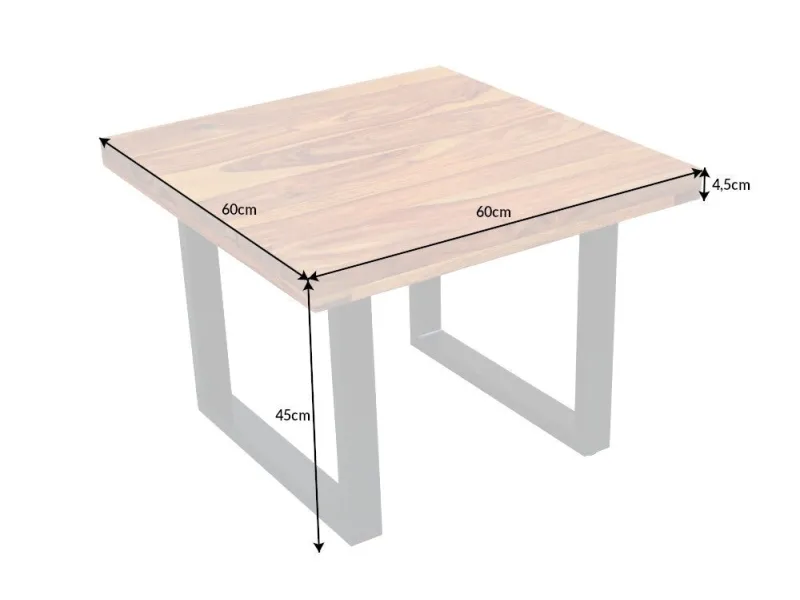 Table Basse en Bois 105cm Mango pas cher