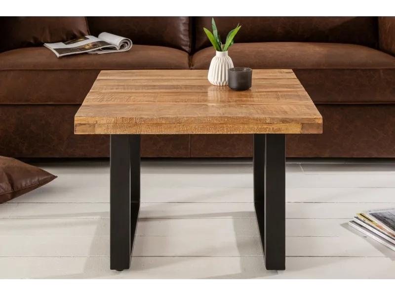 Table Basse en Bois 105cm Mango pas cher