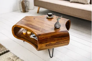 Table Basse en Bois 105cm Mango pas cher