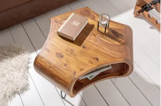 Table Basse en Bois 105cm Mango pas cher 2