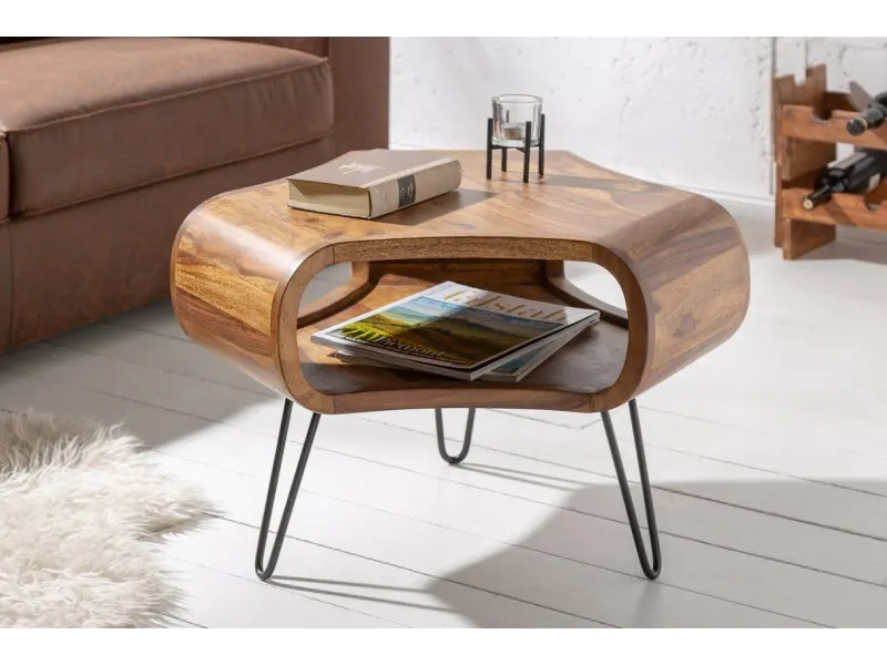 Table Basse en Bois 105cm Mango pas cher