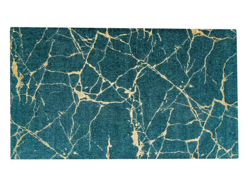 Tapis contemporain tricoté de 120x200cm en laine coloris naturel Ta...