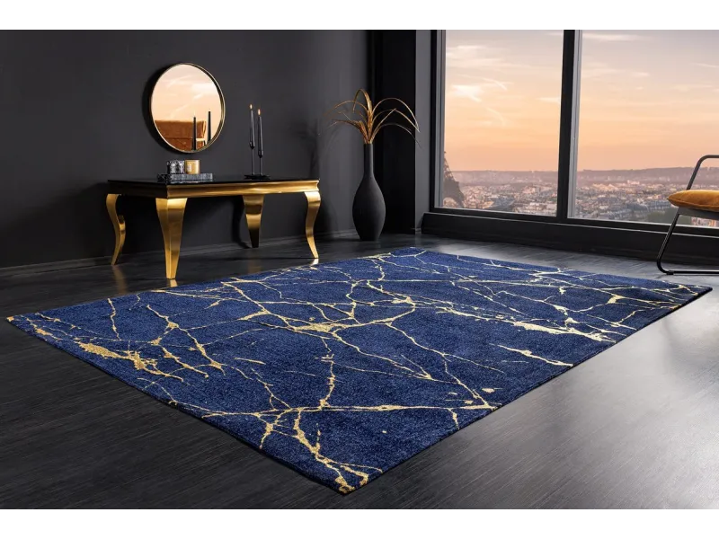 Tapis contemporain tricoté de 120x200cm en laine coloris naturel Ta...