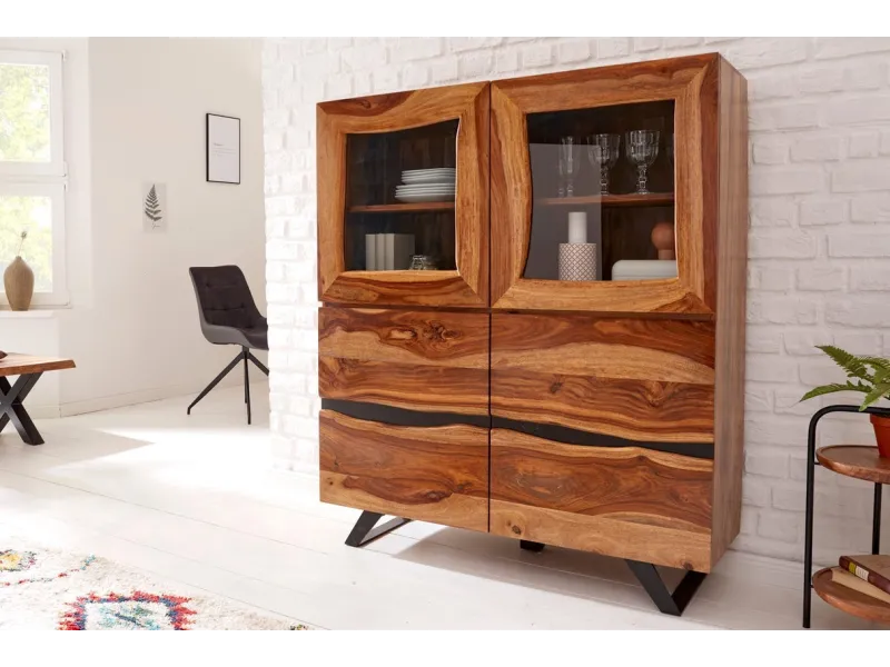 Table à manger design 180 cm coloris naturel pas cher