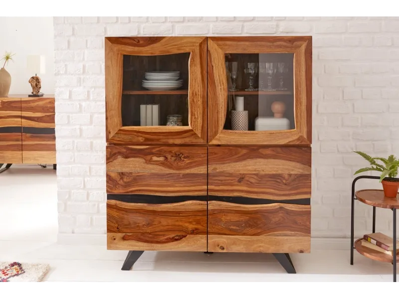 Table à manger design 180 cm coloris naturel pas cher