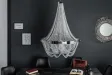 Lampe suspendue nacrée 64cm avec anneaux Suspensions |adeniahome.com