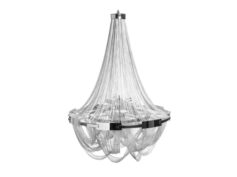 Lampe suspendue nacrée 64cm avec anneaux Suspensions |adeniahome.com