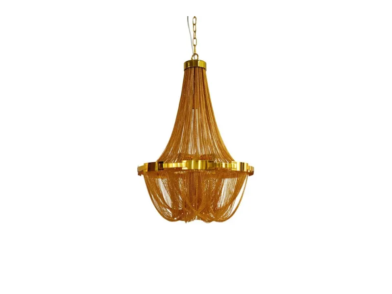 Lampe suspendue nacrée 64cm avec anneaux Suspensions |adeniahome.com