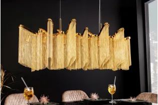 Lampe suspendue nacrée 64cm avec anneaux Suspensions |adeniahome.com 2