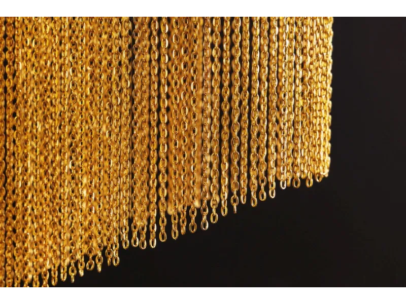 Lampe suspendue nacrée 64cm avec anneaux Suspensions |adeniahome.com