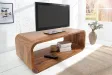 Table basse design rétro de 100cm coloris naturel en bois massif av...