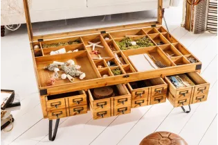 Table basse bois massif pas cher | LIVRAISON GRATUITE | adeniahome... 2