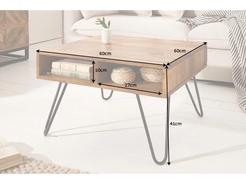 Table basse bois massif pas cher | LIVRAISON GRATUITE | adeniahome...