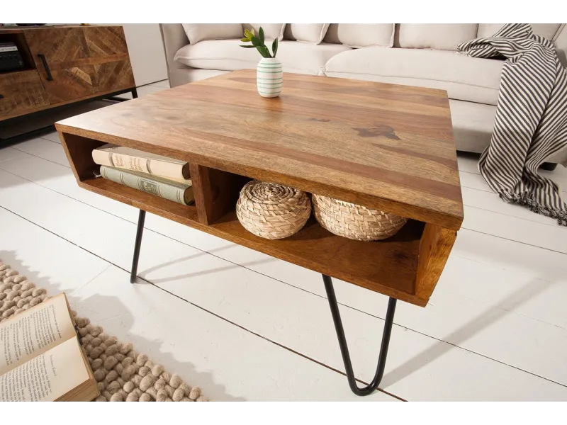 Table basse bois massif pas cher | LIVRAISON GRATUITE | adeniahome...