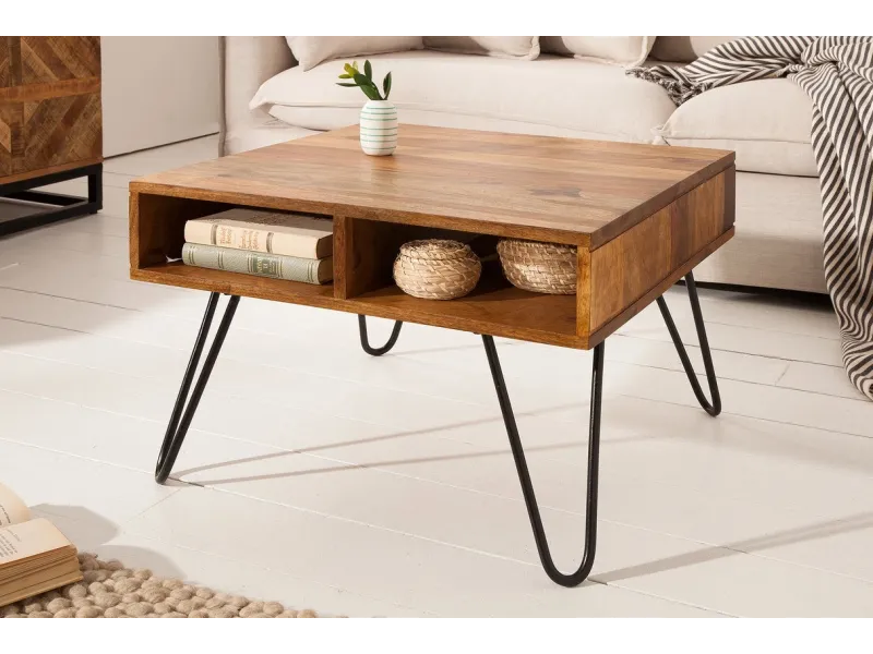 Table basse bois massif pas cher | LIVRAISON GRATUITE | adeniahome...