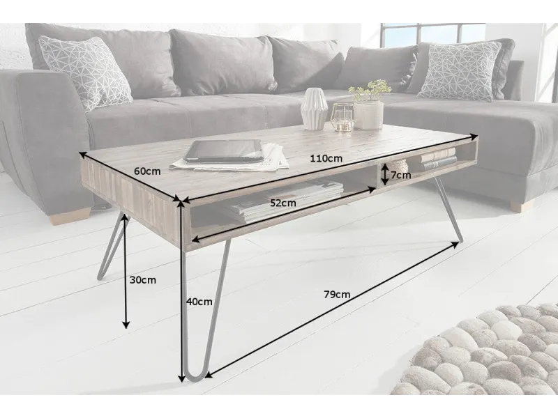 Table basse bois massif pas cher | LIVRAISON GRATUITE | adeniahome...