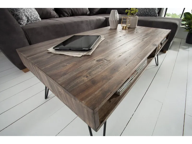Table basse bois massif pas cher | LIVRAISON GRATUITE | adeniahome...